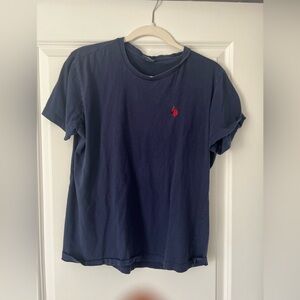 Us polo t shirt small navy